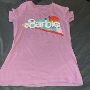Barbie purple girl casual T-shirt